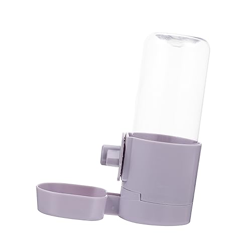 Gatuida hängende Wasserzufuhr Käfig Katze Haustier Schüssel klein automatischer wasserspender Automatic Water Dispenser Grauer Wasserspender Hund wassernapf Hund wasserflasche Plastik Grey von Gatuida
