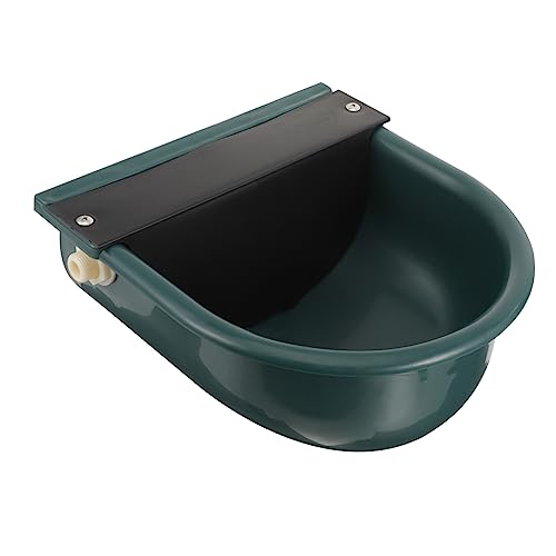 Gatuida hundenassfutter hundefutter Tiertränke mit Schwimmerventil Automatisches Hundewasser Hund wasserflasche Düse Automatische Pferdetränke automatische Viehtränke Plastik Dark Green von Gatuida
