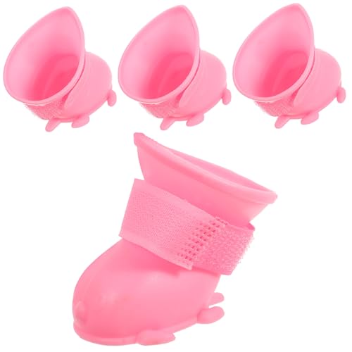 Gatuida wasserdichte Hundestiefel Verstellbar rutschfest Schützende Hundeschuhe für Kleine Hunde Outdoor Winter Pfotenschutz für Spaziergänge und Aktivitäten Gatuida wasserdichte Hundestiefel Verstellbar rutschfest Schützende Hundeschuhe für Kleine Hunde Outdoor Winter Pfotenschutz für Spaziergänge und Aktivitäten von Gatuida