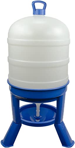 Gaun Zubehör für Käfige Geflügeltränke mit Beinen, 40 l, Blau mit Siphon Gaun Zubehör für Käfige Geflügeltränke mit Beinen, 40 l, Blau mit Siphon von Gaun