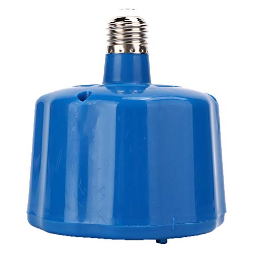 Gavigain 220V Reptilien-Heiz Lampe, feuerfester ABS-Kunststoff, wasserdichtes LED-Licht, einstellbare Wärme, Energie effizient, für Reptilien, Geflügel, Nutztiere (Blue) von Gavigain
