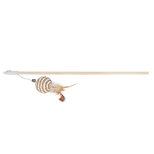 Gavigain 40 cm hölzerner Zauberstab Teaser -Spielzeug, Nicht, interaktiver Federkugel, Spannungsreduzierung, tragbar, für Katzen Gavigain 40 cm hölzerner Zauberstab Teaser -Spielzeug, Nicht, interaktiver Federkugel, Spannungsreduzierung, tragbar, für Katzen von Gavigain