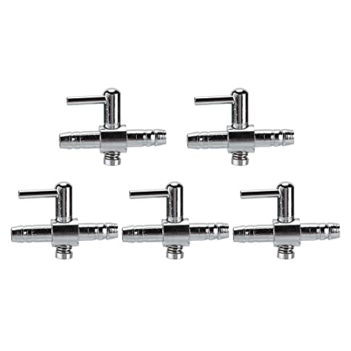 Gavigain 5 -Pack -Aquariumluftsteuerventil, Edelstahlkonstruktion, verstellbare Luft, EIN Wegdesign für Fischbehälter und Aquarien Gavigain 5 -Pack -Aquariumluftsteuerventil, Edelstahlkonstruktion, verstellbare Luft, EIN Wegdesign für Fischbehälter und Aquarien von Gavigain