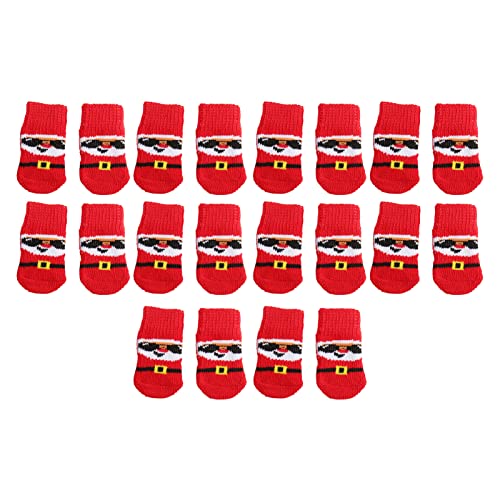 Gavigain 5 Sets Weihnachts-Hundesocken, rutschfeste Hundesocken, um zu verhindern, dass Pfoten lecken, Winter, warme Haustier-Weihnachtsschuhe für Welpen, kleine, mittelgroße und große Senioren, Größe Gavigain 5 Sets Weihnachts-Hundesocken, rutschfeste Hundesocken, um zu verhindern, dass Pfoten lecken, Winter, warme Haustier-Weihnachtsschuhe für Welpen, kleine, mittelgroße und große Senioren, Größe von Gavigain