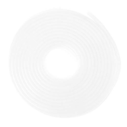 Gavigain 5m Silikon -Sauerstoffschlauch, Flexibler und Robustes, fischsicheres Material, anpassbare Länge für Süßwasser- und Salzwasseraquarien (Transparent) von Gavigain