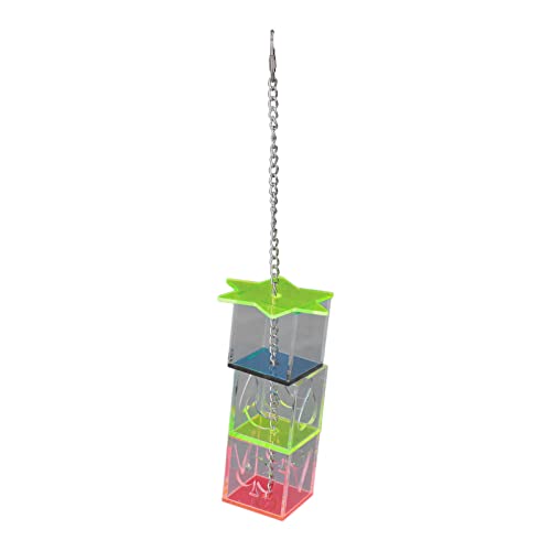 Gavigain Acryl Puzzle Vogel Nahrungs Spielzeug, mentale Stimulation, Treat Dispenser, bunt und robust, für Papageien, Nymphen sitticher und andere Vögel Gavigain Acryl Puzzle Vogel Nahrungs Spielzeug, mentale Stimulation, Treat Dispenser, bunt und robust, für Papageien, Nymphen sitticher und andere Vögel von Gavigain