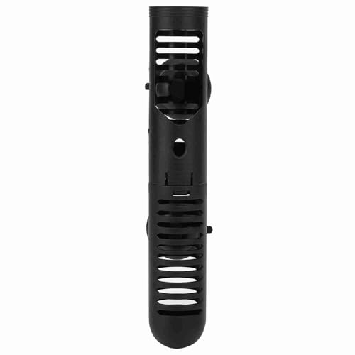 Gavigain Aquarium Fischtankheizung Schutzhülle abnehmbare Abdeckung mit Saugnäpfeln schwarz #4 für große Tanks (No. 0 Protective Cover 18.5 cm Long) von Gavigain