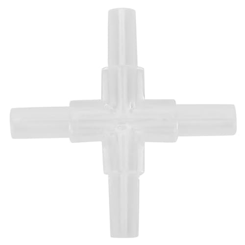 Gavigain Aquariumadapter 4-Wege-Gelenk Hochfestigkeit Luftpumpenröhrchen Stecker Fischtankschlauch transparent 20pcs von Gavigain