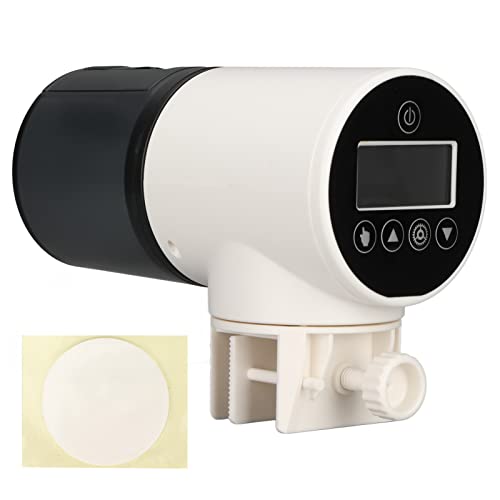 Gavigain Automatic Fish Feeder, 12 24 -Stunden -Timer, manuelle Vorschuboption, batteriebetrieben, für Fische, Schildkröten, Frösche und Wassertiere von Gavigain