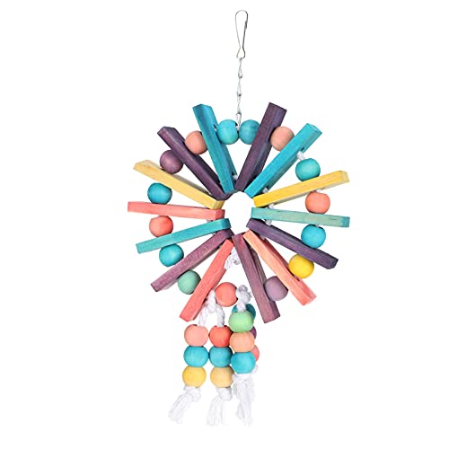 Gavigain Bird -Kauspielzeug, farbenfrohe Spielzeug für hängende Pflege, sichere Nichtmaterialien, geistige Stimulation, für Papageien und Vögel Gavigain Bird -Kauspielzeug, farbenfrohe Spielzeug für hängende Pflege, sichere Nichtmaterialien, geistige Stimulation, für Papageien und Vögel von Gavigain