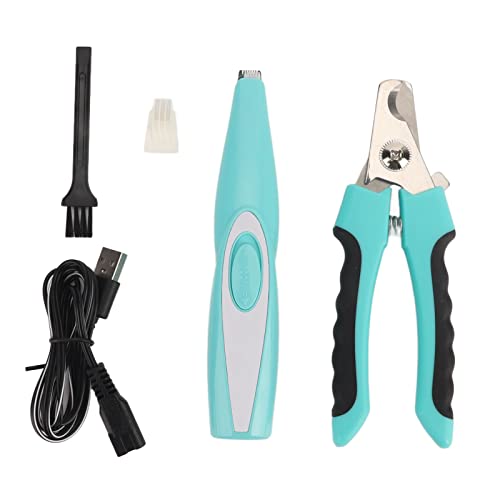 Gavigain Electric Haustier -Pflege -Kit, sanfter und schmerzloser Trimmer, Niedriggeräuschdesign, für Hunde, Katzen, Welpen, Kätzchen und kleine Tiere von Gavigain