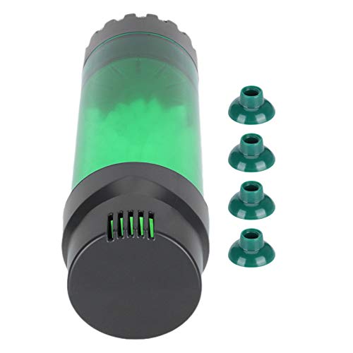 Gavigain Fluidisierter Bettfilter -Aquarium -Fischtankblasen Bio -Medienfilter mit Saugnapfbecher für alle Tanks (Fluidized Bed LH600) von Gavigain