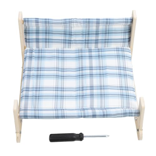 Gavigain Hängemattenbett für Katzen, Abnehmbarer, waschbarer Bezug, Stabiler Holzrahmen, Schaukelbewegung, bequemer, gemütlicher Ruheplatz für Katzen und Haustiere Gavigain Hängemattenbett für Katzen, Abnehmbarer, waschbarer Bezug, Stabiler Holzrahmen, Schaukelbewegung, bequemer, gemütlicher Ruheplatz für Katzen und Haustiere von Gavigain