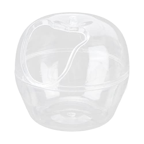 Gavigain Hamster Sand Badewanne Mini transparentes Badezimmergeformte goldene Hamster Toilette Dual Gebrauch (Large 15x10x10cm/ 5.91x3.94in) von Gavigain