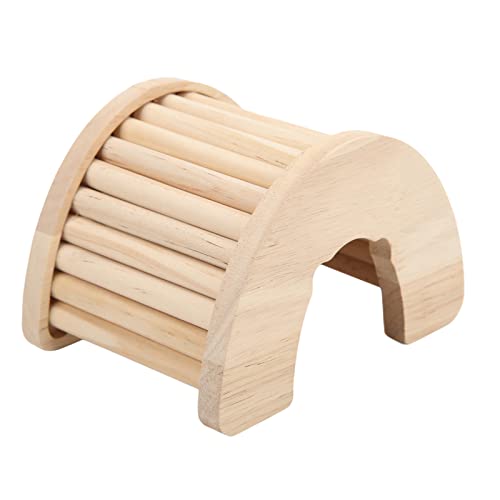 Gavigain Holzhaster-Bogen-Brücke Multifunktions-Holzbrücke Spielzeug für Ratte Meers chweinchen Chinchilla Ferret Golden Bear von Gavigain