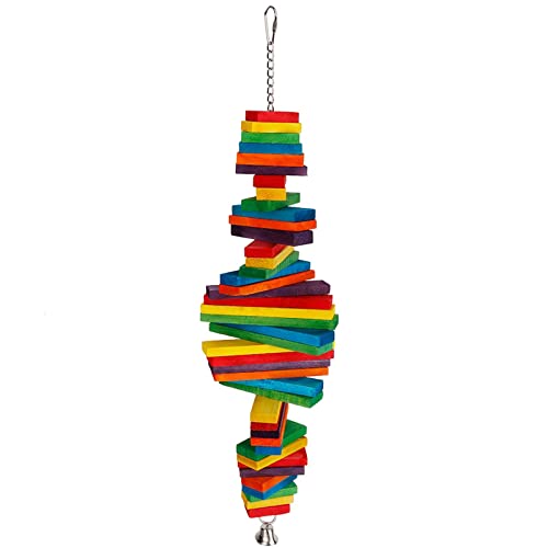 Gavigain Holzpapagei Spielzeug, robust, Mehrfarbig, Klettern, Schwingen, Kauen, Gesundheit, geistige Bewegung, für Papageien und Vögel Gavigain Holzpapagei Spielzeug, robust, Mehrfarbig, Klettern, Schwingen, Kauen, Gesundheit, geistige Bewegung, für Papageien und Vögel von Gavigain