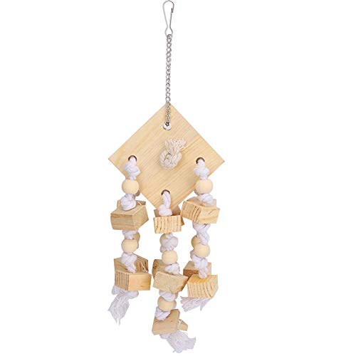 Gavigain -Holzpapageispielzeug, Kauschwung, mentale Stimulation, Pflege, für Vögel, Käfigzubehör, körperliche Bewegung, interaktives Spiel Gavigain -Holzpapageispielzeug, Kauschwung, mentale Stimulation, Pflege, für Vögel, Käfigzubehör, körperliche Bewegung, interaktives Spiel von Gavigain