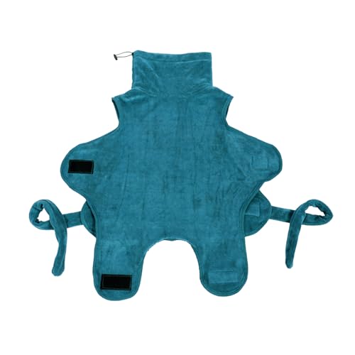 Gavigain Hundebademantel, schnell trocknender, saugfähiger Hunde-Trockenmantel, weiches, bequemes Baumwoll-Polyester-Handtuch für kleine, mittelgroße und große Hunde Gavigain Hundebademantel, schnell trocknender, saugfähiger Hunde-Trockenmantel, weiches, bequemes Baumwoll-Polyester-Handtuch für kleine, mittelgroße und große Hunde von Gavigain