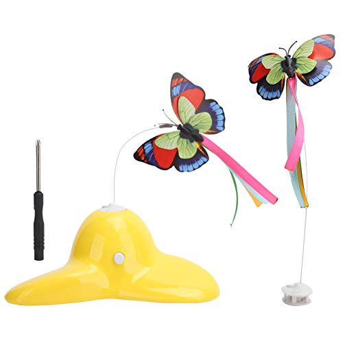 Gavigain Interactive Cat Toy, rotierender Schmetterling, batteriebetrieben, sicheres Design, mentale Stimulation für Innenkatzen Gavigain Interactive Cat Toy, rotierender Schmetterling, batteriebetrieben, sicheres Design, mentale Stimulation für Innenkatzen von Gavigain