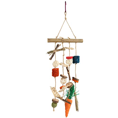 Gavigain Kaninchen Käfighänge kauen Spielzeugzähne Mahlen Hamster -Snacks für kleine Haustiere von Gavigain