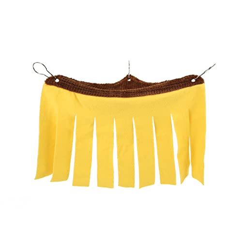 Gavigain Kleines Tier Quasten Hängematte weich atmungsable Tassel Streifen Hängematte für Kaninchen Hamster Chinchilla Meerschweinchen Eichhörnchen von Gavigain