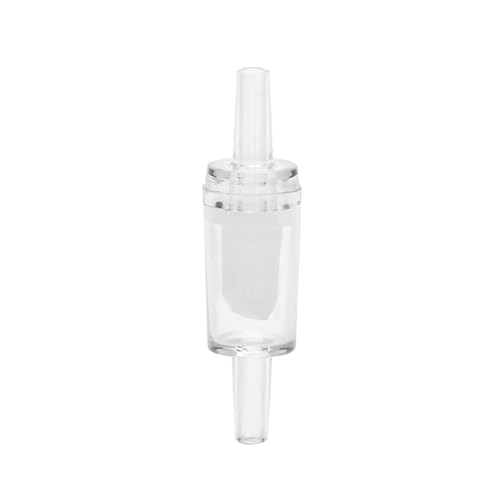 Gavigain -Packung von 10 Aquarium -Nicht -Return -Sicherheitsventilen, verhindert Wassertile, verbessert die Lebensdauer der Pumpe für Luftpumpe und Sauerstoffgeräte (Clear White) von Gavigain