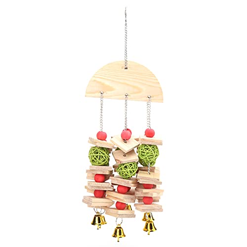 Gavigain -Papageienkauspielzeug, Rattankugeln mit Glocken, sicheres und Robustes Material, farbenfrohes Design, Schnabelwartung für Papageien Aller Größen Gavigain -Papageienkauspielzeug, Rattankugeln mit Glocken, sicheres und Robustes Material, farbenfrohes Design, Schnabelwartung für Papageien Aller Größen von Gavigain