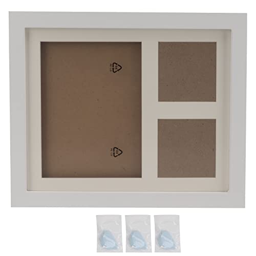 Gavigain Pet Print Frame, Easy DIY -Prozess, Nicht -Tinte, für Tierhalter, Andenken, Gedenk (White Frame) von Gavigain