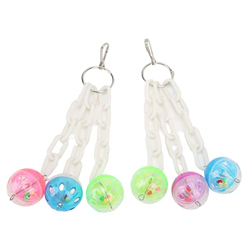 Gavigain Plastik Vogel Ball Spielzeug Spaß Spiel für Papagei Cockatiel Brudgie, hängen helle Farbschallkugel für Vogelkäfig Gavigain Plastik Vogel Ball Spielzeug Spaß Spiel für Papagei Cockatiel Brudgie, hängen helle Farbschallkugel für Vogelkäfig von Gavigain