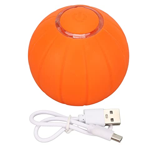 Gavigain Smart Interactive Cat Ball wiederaufladbare Zähne Schleifen Bite Automatisches Rollkätzchenspielzeug von Gavigain