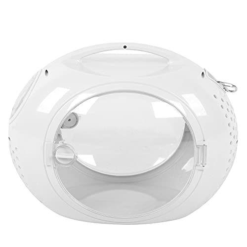 Gavigain Transparent Pet Rucksack Carrier, Ergonomisches Design, ausgezeichnete Belüftung, sicheres Doppel -Tür -System für Wandern, Camping, Outdoor -Aktivitäten (Minimalist Space Cat Pack [White]) von Gavigain
