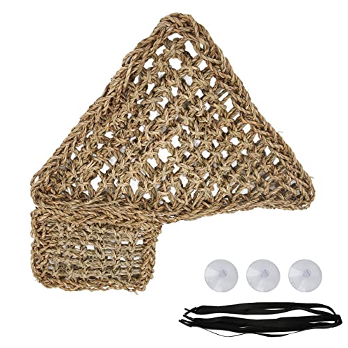 Gavigain Triangular Climbing Hängematte, atmungsaktives Design, Saugnäpfe, für Eidechsen, Frösche, Skorpione und Spinnen in Terrarien von Gavigain