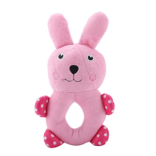 Gavigain Weiche Plüsch -Haustier -Kau -Spielzeug -Cartoon -Sound -Welpenhunde für Spaß und Unterhaltung (Rabbit Pattern) von Gavigain
