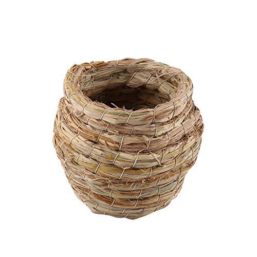 Gavigain kleines handgefertigtes Vogelnest, leichte und robuste, gemütliche sichere Hafen für kleine Vögel, Garten im Freien oder eine Voliere von Gavigain