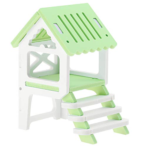 Hamster Dachboden Loft Pavillon Nette Holzversammlung Haustier Lebensraum (Green) von Gavigain
