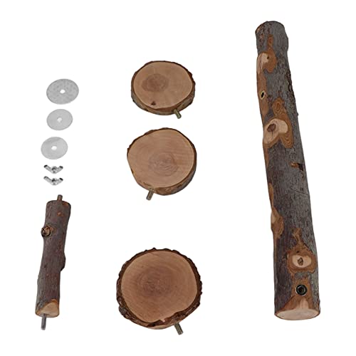 Haustier Barsch Holzständer Spielzeug Kleine Plattform Jumping Spielzeug Hamster Vogelkäfig Dekoration von Gavigain