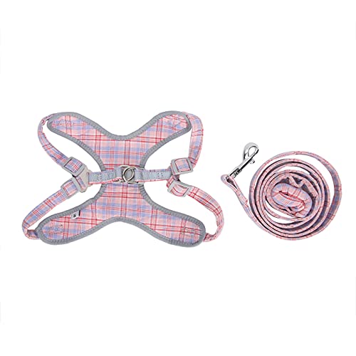 Hundekabelbaum Leine Set Pet Pet Petable Reflective Traction Weste zum Gehen Jogging Mini Pigs (S) von Gavigain