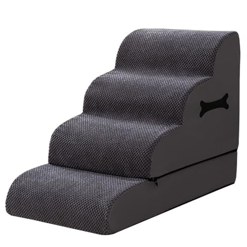 Hundetreppe Nicht-Rutsch-Leitern Rampe Hochbett Couch Reißverschluss abnehmbare Haustierstreppen kleine Hunde Katzen Beige Hundetreppe Nicht-Rutsch-Leitern Rampe Hochbett Couch Reißverschluss abnehmbare Haustierstreppen kleine Hunde Katzen Beige von Gavigain