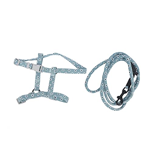 Japanesstil Katze Verstellbares Kabelbaum Leine Set Weiches leichtes sicheres süßes Design atmungsaktiv für Katzen mit einem Gewicht von 2,5-10 kg (M) von Gavigain