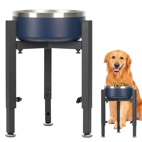 Gaxcent Hundenapf Erhöht, Höhenverstellbar Futterstation Hund mit Metallständer, Hundenapf für Grosse Mittelgrosse Kleine Hunde, Stabiler Hundenapfständer für Wasser und Futter,Schwarz Gaxcent Hundenapf Erhöht, Höhenverstellbar Futterstation Hund mit Metallständer, Hundenapf für Grosse Mittelgrosse Kleine Hunde, Stabiler Hundenapfständer für Wasser und Futter,Schwarz von Gaxcent
