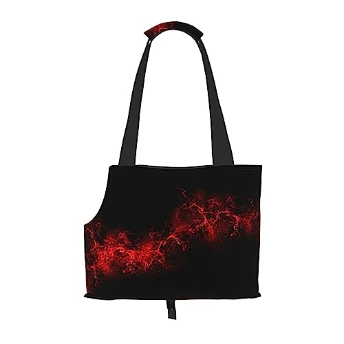 Explosion Burst Tragetasche für kleine Hunde, Katzen und Kaninchen, Rot / Schwarz Explosion Burst Tragetasche für kleine Hunde, Katzen und Kaninchen, Rot / Schwarz von GaxfjRu