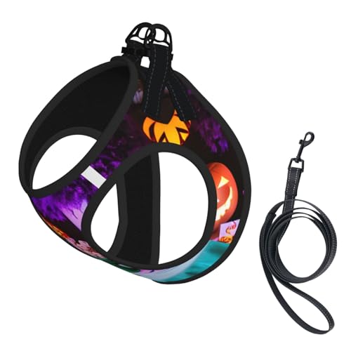Hundegeschirr und Leine, reflektierend, verstellbar, für kleine, mittelgroße und große Hunde, Katzen Hundegeschirr und Leine, reflektierend, verstellbar, für kleine, mittelgroße und große Hunde, Katzen von GaxfjRu