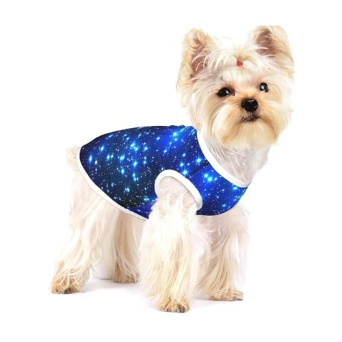 Leichtes Tanktop für Hunde, Hunde-Shirts für kleine Hunde, dehnbare T-Shirts, ärmellose Weste von GaxfjRu