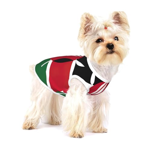 Leichtes Tanktop für Hunde, Hunde-Shirts für kleine Hunde, dehnbare T-Shirts, ärmellose Weste von GaxfjRu