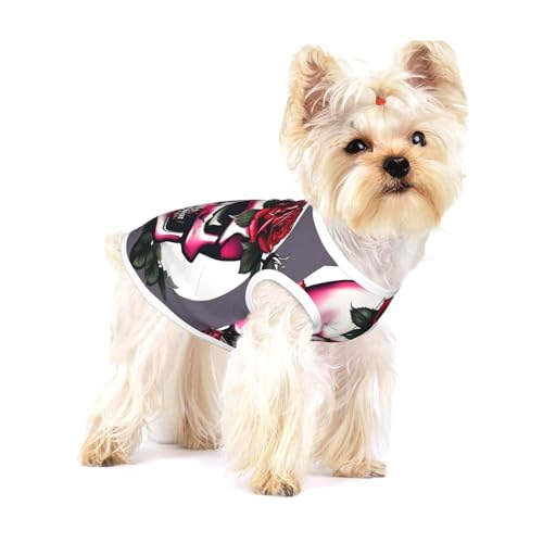 Leichtes Tanktop für Hunde, Hunde-Shirts für kleine Hunde, dehnbare T-Shirts, ärmellose Weste Leichtes Tanktop für Hunde, Hunde-Shirts für kleine Hunde, dehnbare T-Shirts, ärmellose Weste von GaxfjRu
