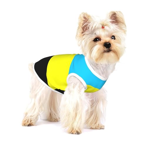 Leichtes Tanktop für Hunde, Hunde-Shirts für kleine Hunde, dehnbare T-Shirts, ärmellose Weste von GaxfjRu