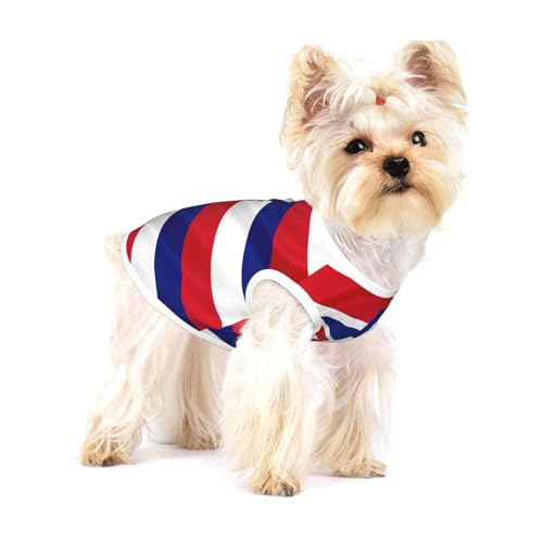 Leichtes Tanktop für Hunde, Motiv: Hawaii-Flagge von Hawaii, für kleine Hunde, dehnbare T-Shirts, ärmellose Weste von GaxfjRu