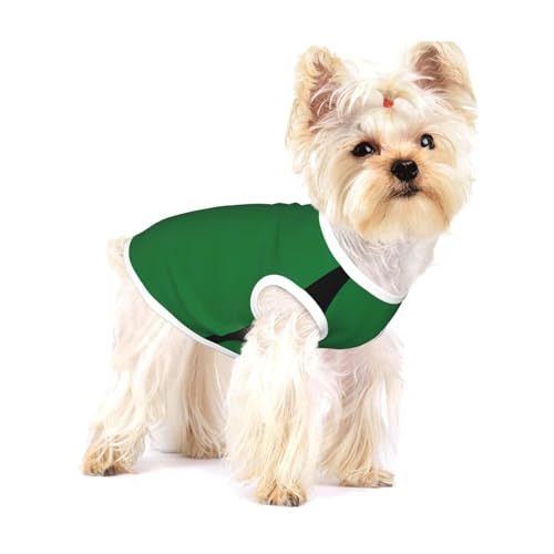 Leichtes Tanktop mit Flagge des Sultanats von Delhi, für kleine Hunde, dehnbare T-Shirts, ärmellose Weste Leichtes Tanktop mit Flagge des Sultanats von Delhi, für kleine Hunde, dehnbare T-Shirts, ärmellose Weste von GaxfjRu