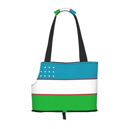 Tragetasche für Welpen, Motiv: Flagge der Republik Usbekistan, für kleine Hunde, Katzen und Kaninchen Tragetasche für Welpen, Motiv: Flagge der Republik Usbekistan, für kleine Hunde, Katzen und Kaninchen von GaxfjRu