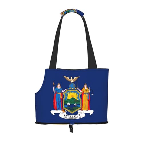 Tragetasche mit New York-Flaggen-Motiv, für kleine Hunde, Katzen und Kaninchen Tragetasche mit New York-Flaggen-Motiv, für kleine Hunde, Katzen und Kaninchen von GaxfjRu